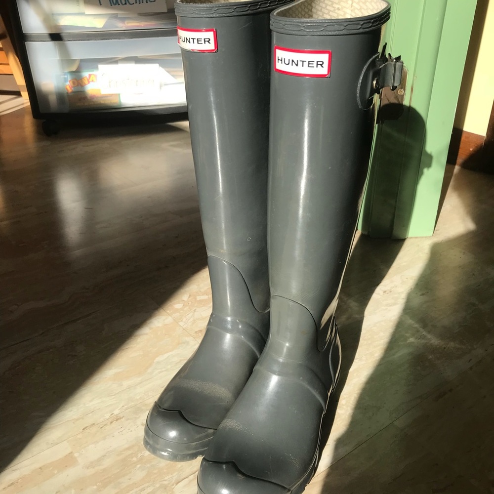 Hunter Boots {Grey}